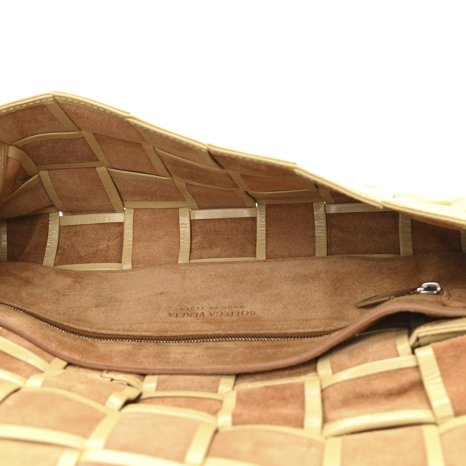 Bottega Veneta Paper Calfskin Intrecciato Stretch Cassette Beige 5 of 9