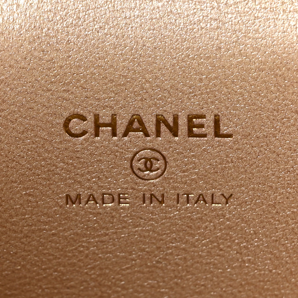 Chanel Shiny Lambskin Quilted CC Mini Vanity Case With Chain Black 6 of 10