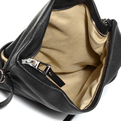Jimmy Choo Soft Vachetta Small Biker Saddle Chain Satchel Black 5 of 9