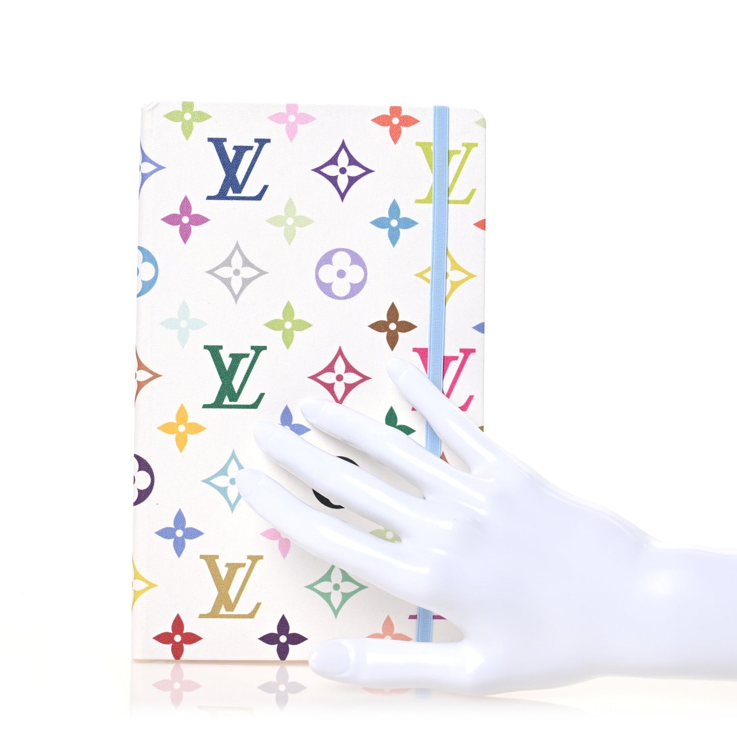 LV x TM Monogram Multicolor Jane Notebook MM White