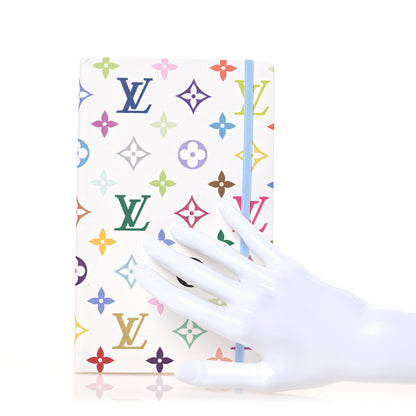 Louis Vuitton LV x TM Monogram Multicolor Jane Notebook MM White 2 of 9