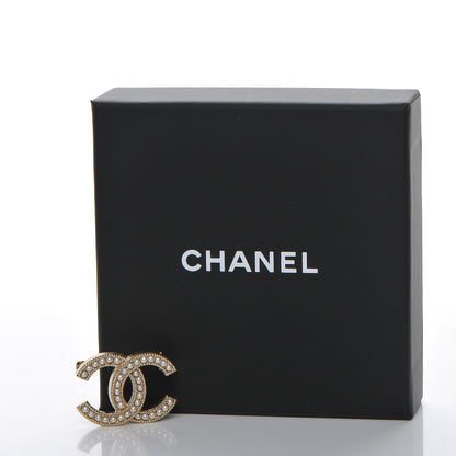 Chanel Crystal CC Mini Brooch 5 of 5