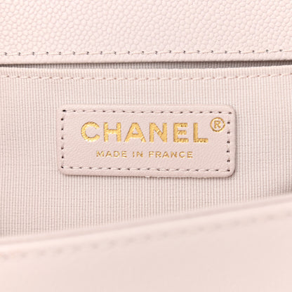 Chanel Caviar Quilted Chain Around Medium Boy Flap Light Purple 6 of 11