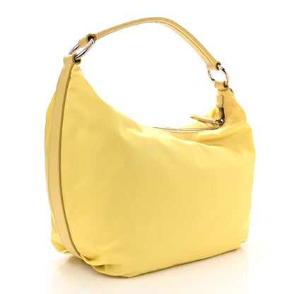 Prada Tessuto Nylon Saffiano Sacca Shoulder Bag Ananas 3 of 17