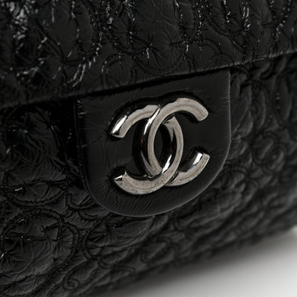 Chanel Vinyl Rock In Moscow Single Flap Black 15 of 17
