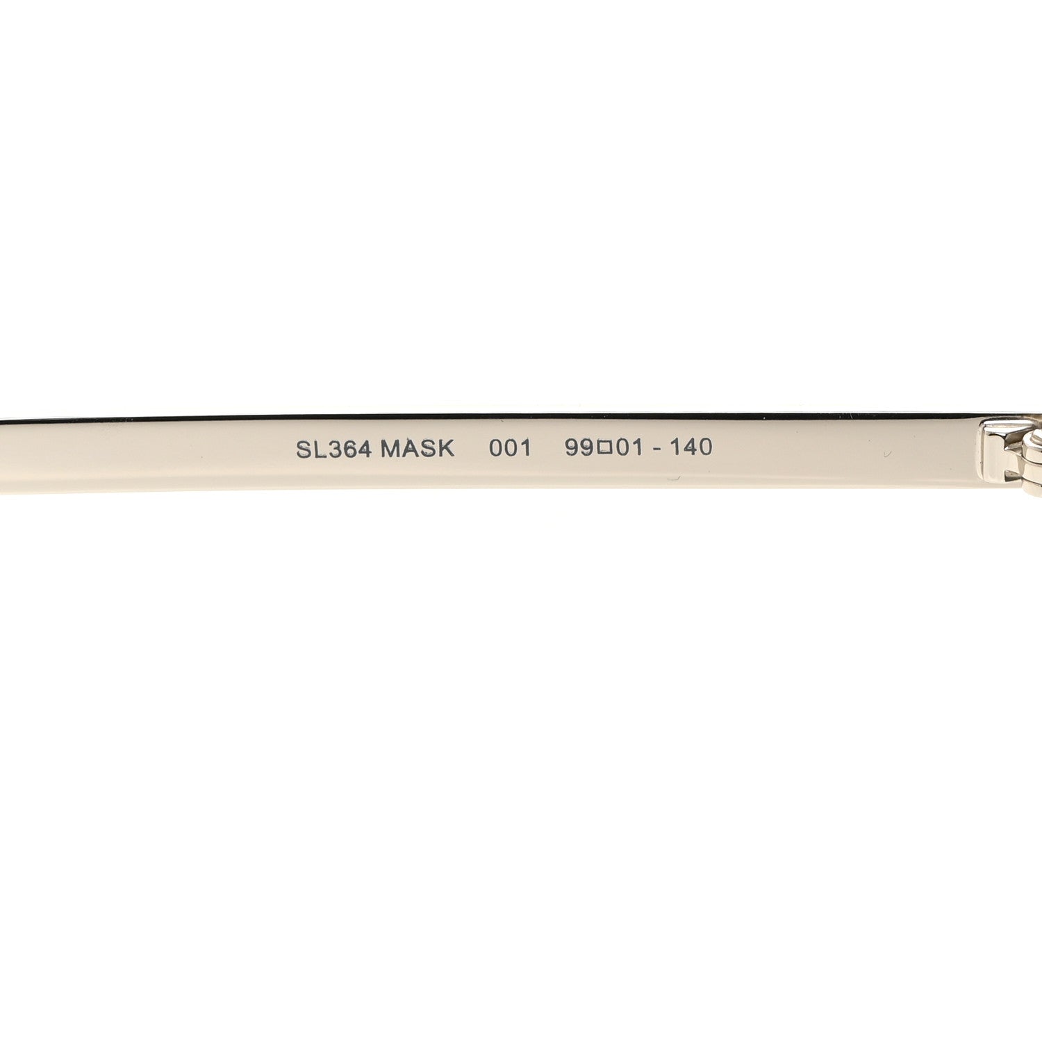 Saint Laurent Metal SL 384 Mask Sunglasses Black 5 of 7