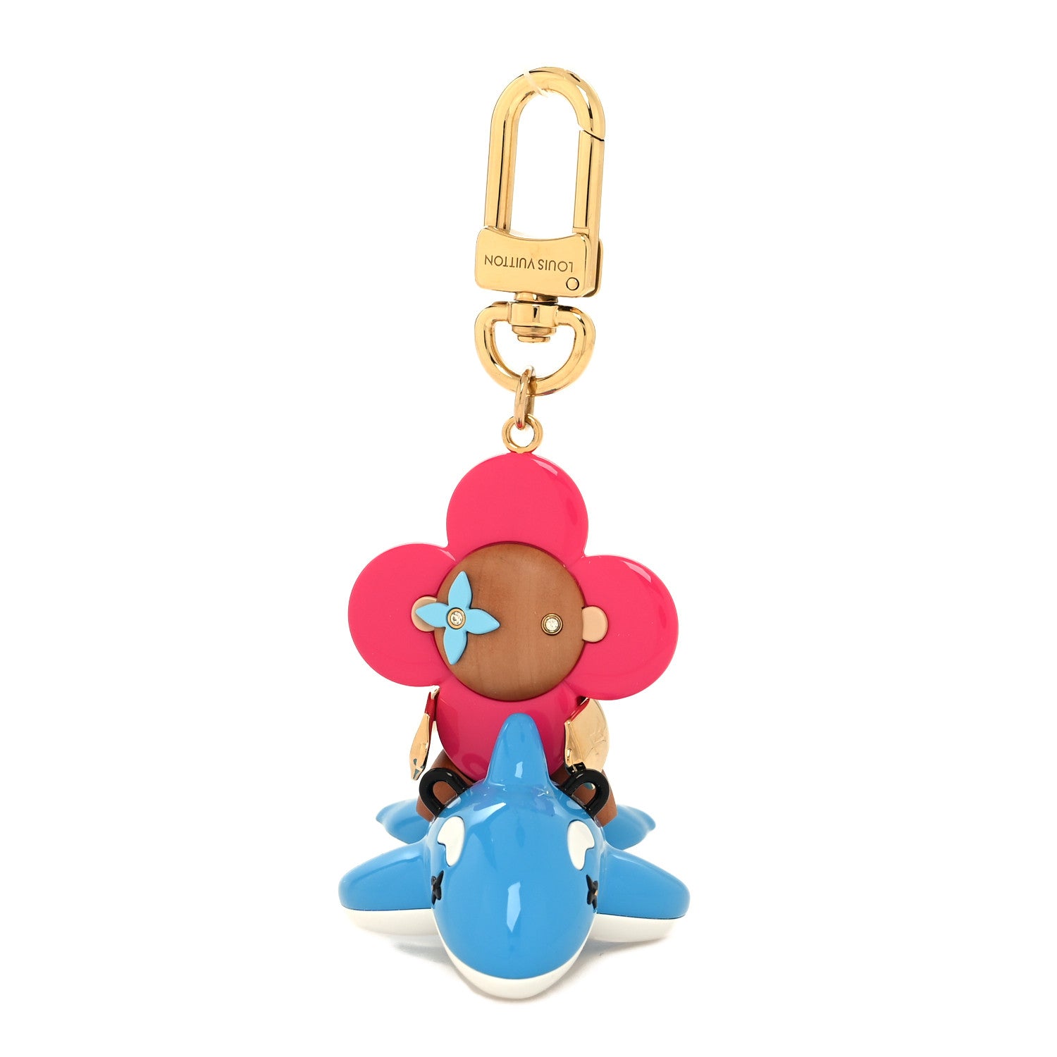 Louis Vuitton Wood Resin Vivienne Sea Rider Bag Charm Key Holder Multicolor 1 of 5