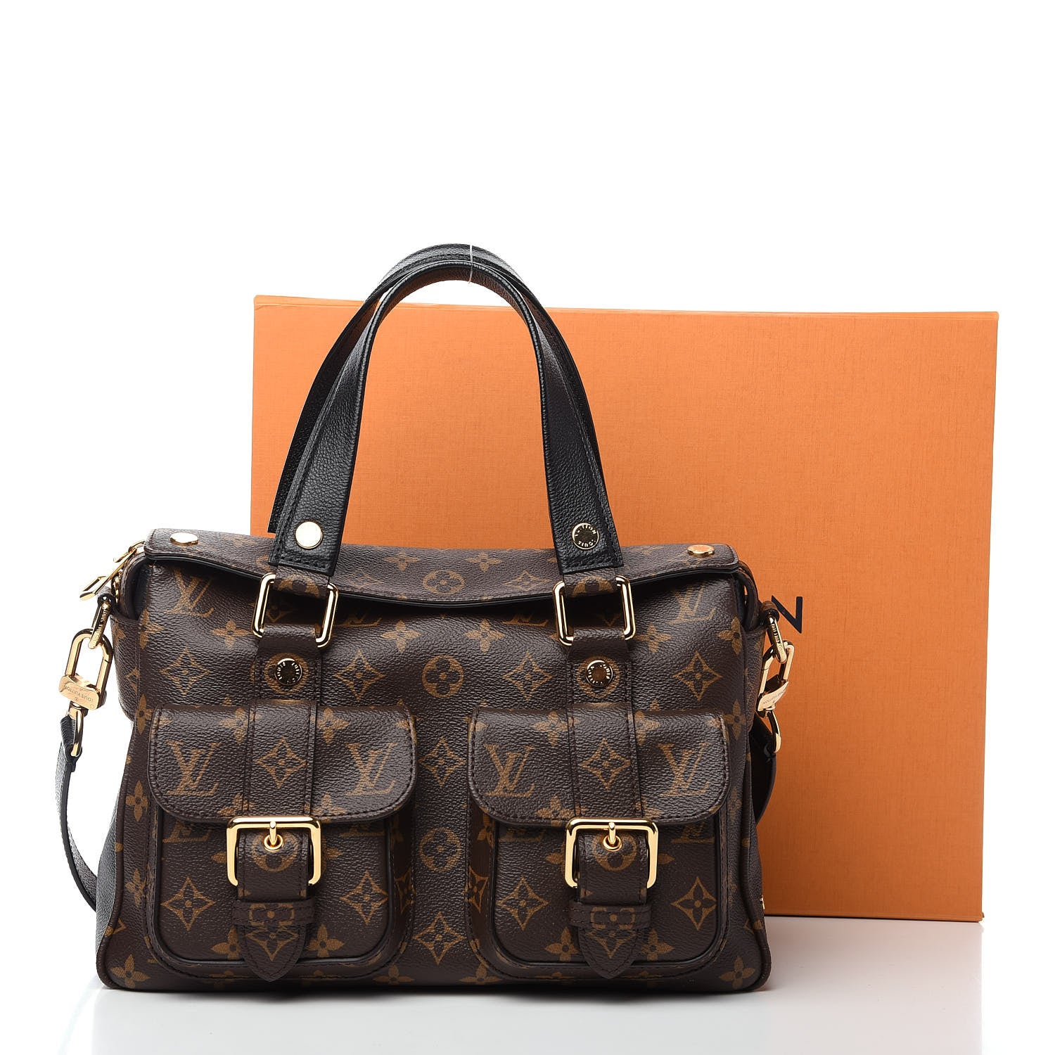 Louis Vuitton Monogram Manhattan NM Black 9 of 9