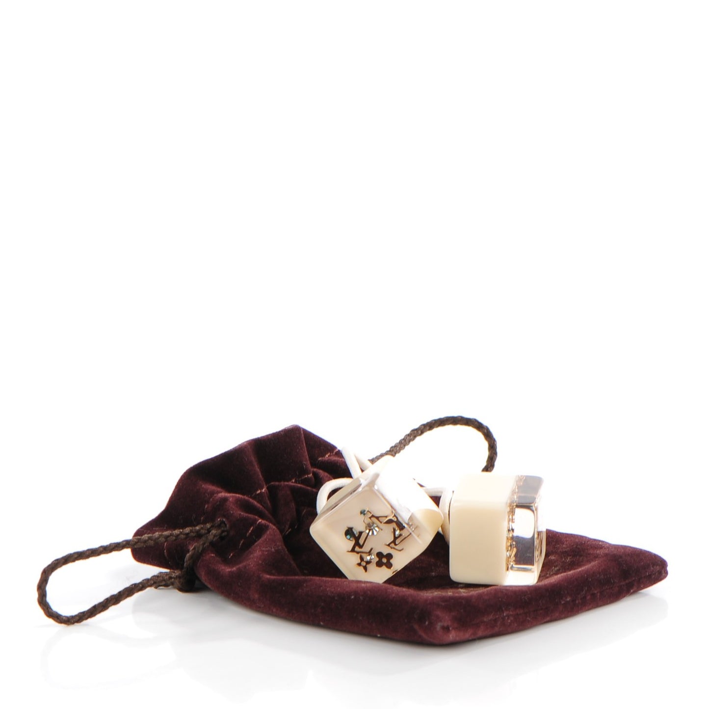 Swarovski Crystal Resin Inclusion Hair Cubes Beige