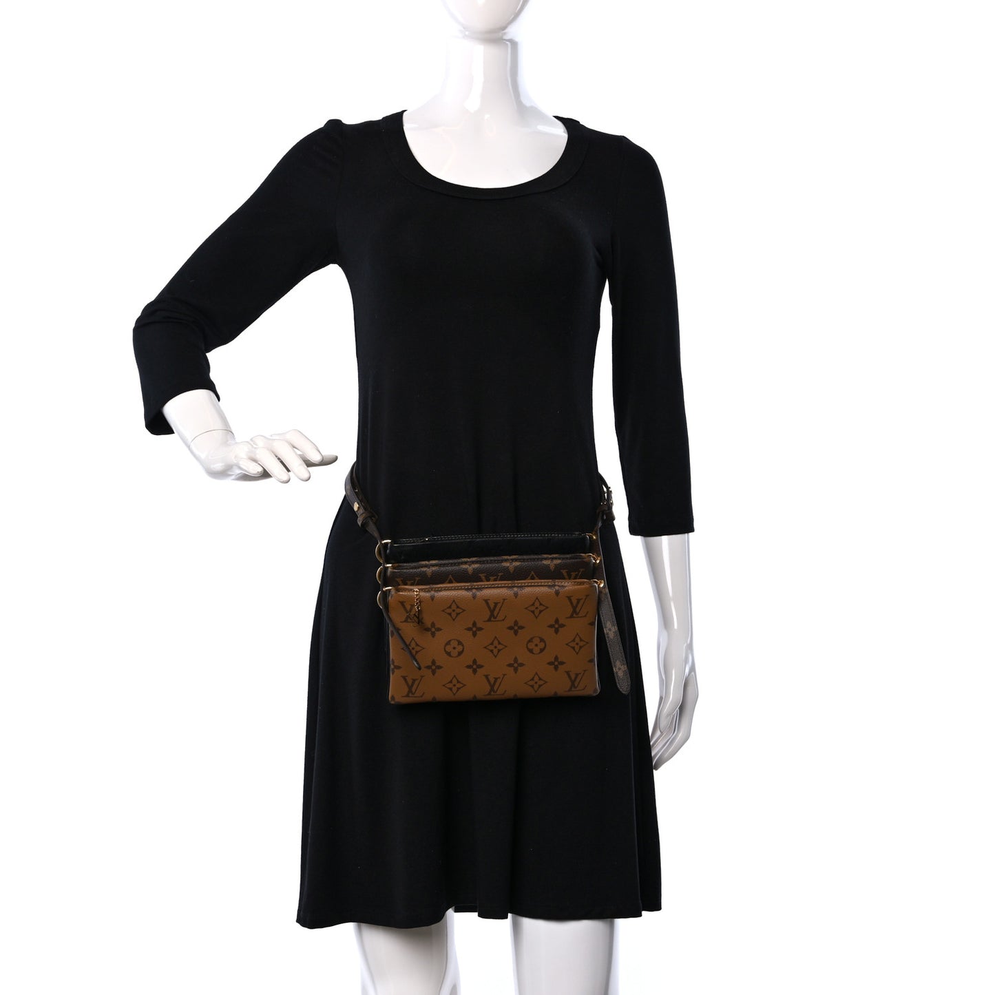 Reverse Monogram Lambskin LV3 Pouch