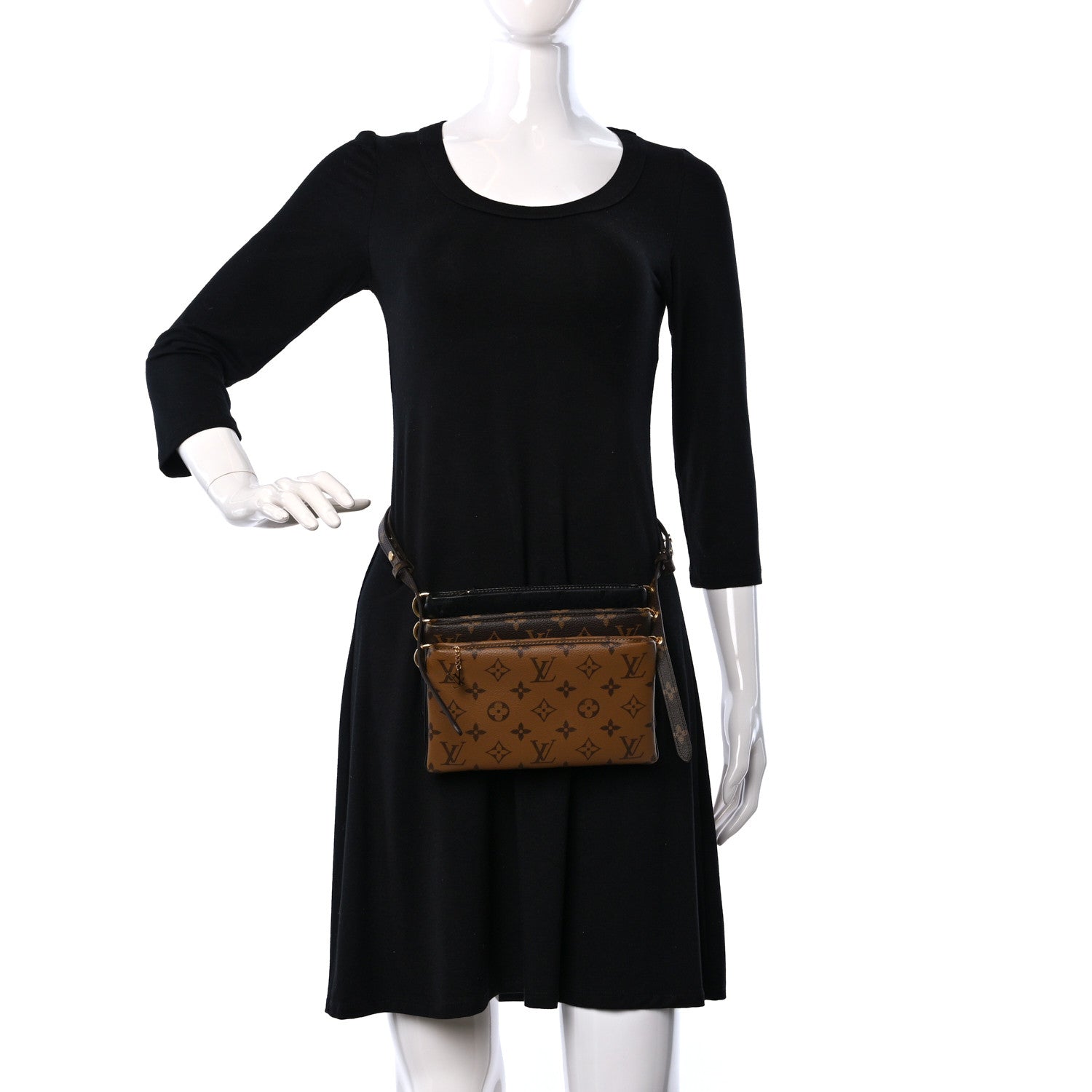 Louis Vuitton Reverse Monogram Lambskin LV3 Pouch 2 of 11