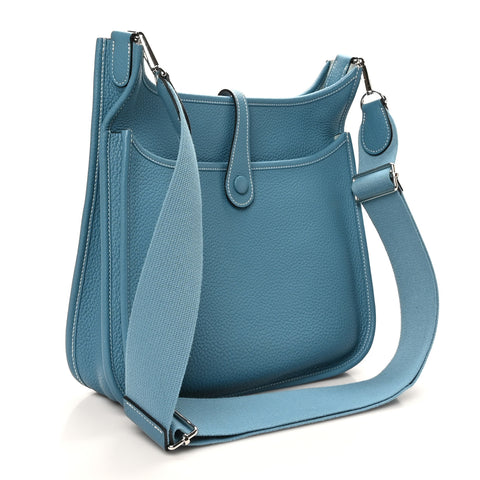 Taurillon Clemence Evelyne III PM Blue Jean