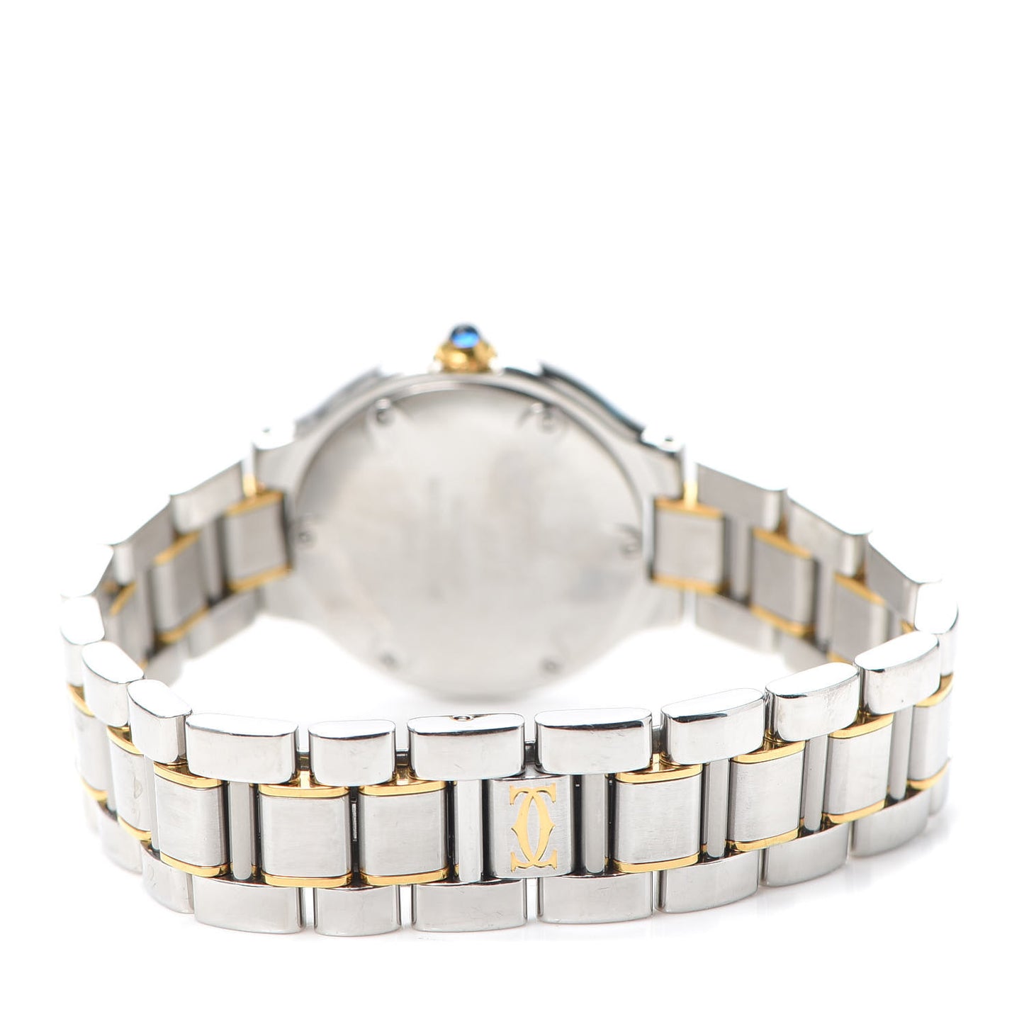 Stainless Steel 18K Yellow Gold 28mm Must De 21 Quartz Watch