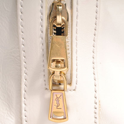 Saint Laurent Leather Oversized Muse Ivory 9 of 10