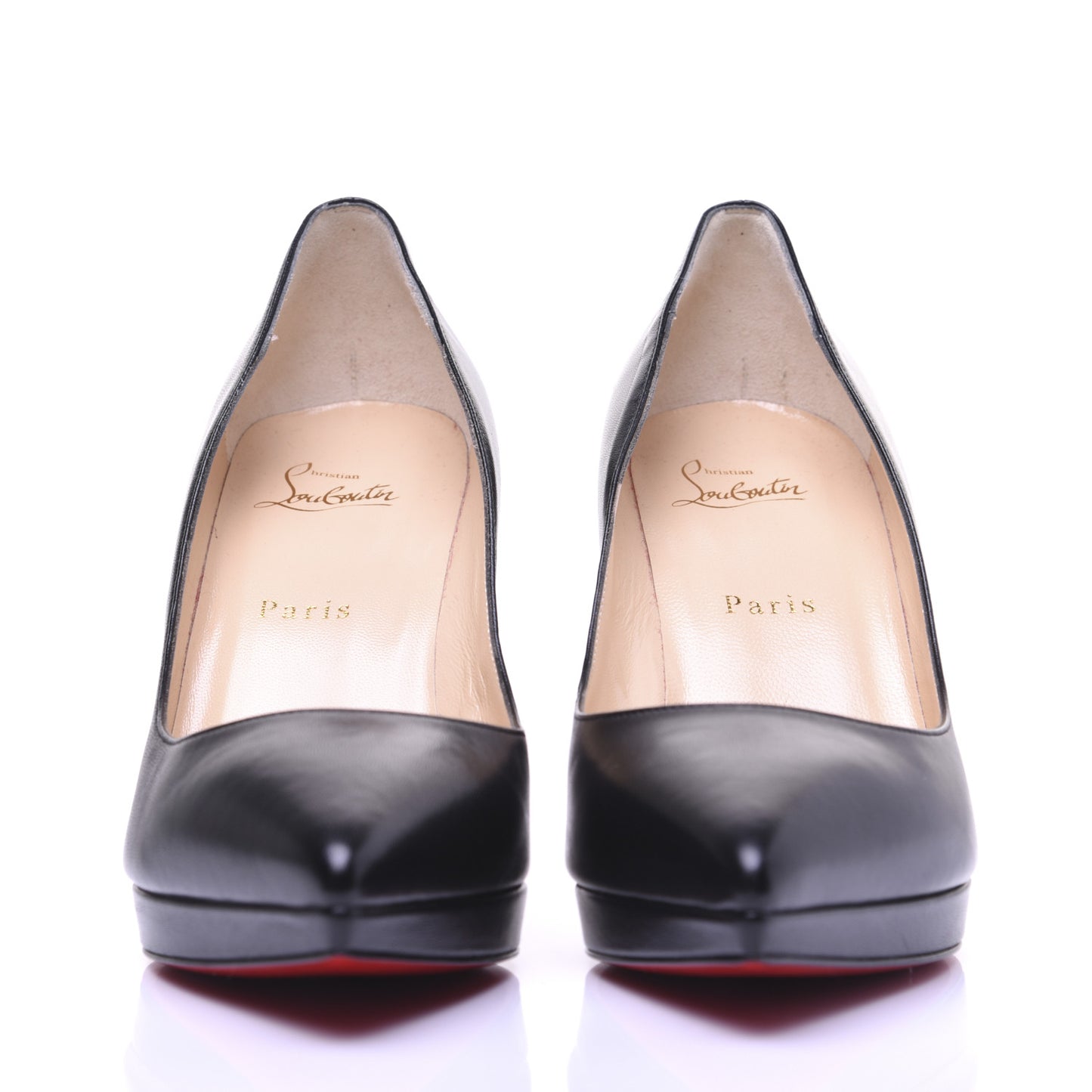 Shiny Nappa Pigalle Plato 100 Pumps 39 Black