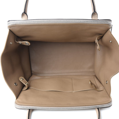 Celine Drummed Calfskin Suede Double Zip Trapeze Sand 5 of 12