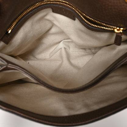Gucci GG Supreme Monogram Textured Dollar Calfskin Medium Blondie Shoulder Flap Bag Beige Ebony New Acero 6 of 11