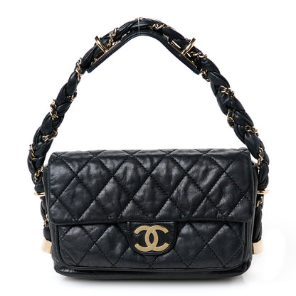 Chanel Lambskin Small Lady Braid Flap Black 1 of 11
