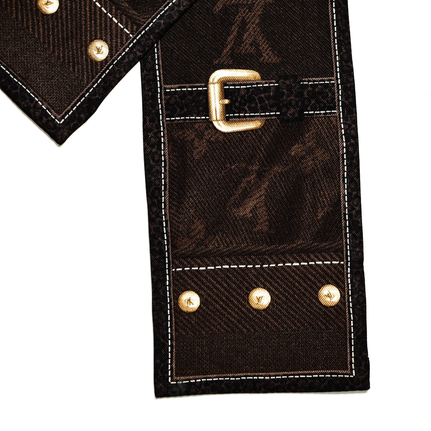 Louis Vuitton Silk Monogram New Denim Bandeau Ebene 4 of 5