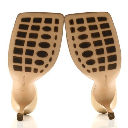 Bottega Veneta Lambskin Stretch Mule Sandals 39.5 Nude 6 of 9