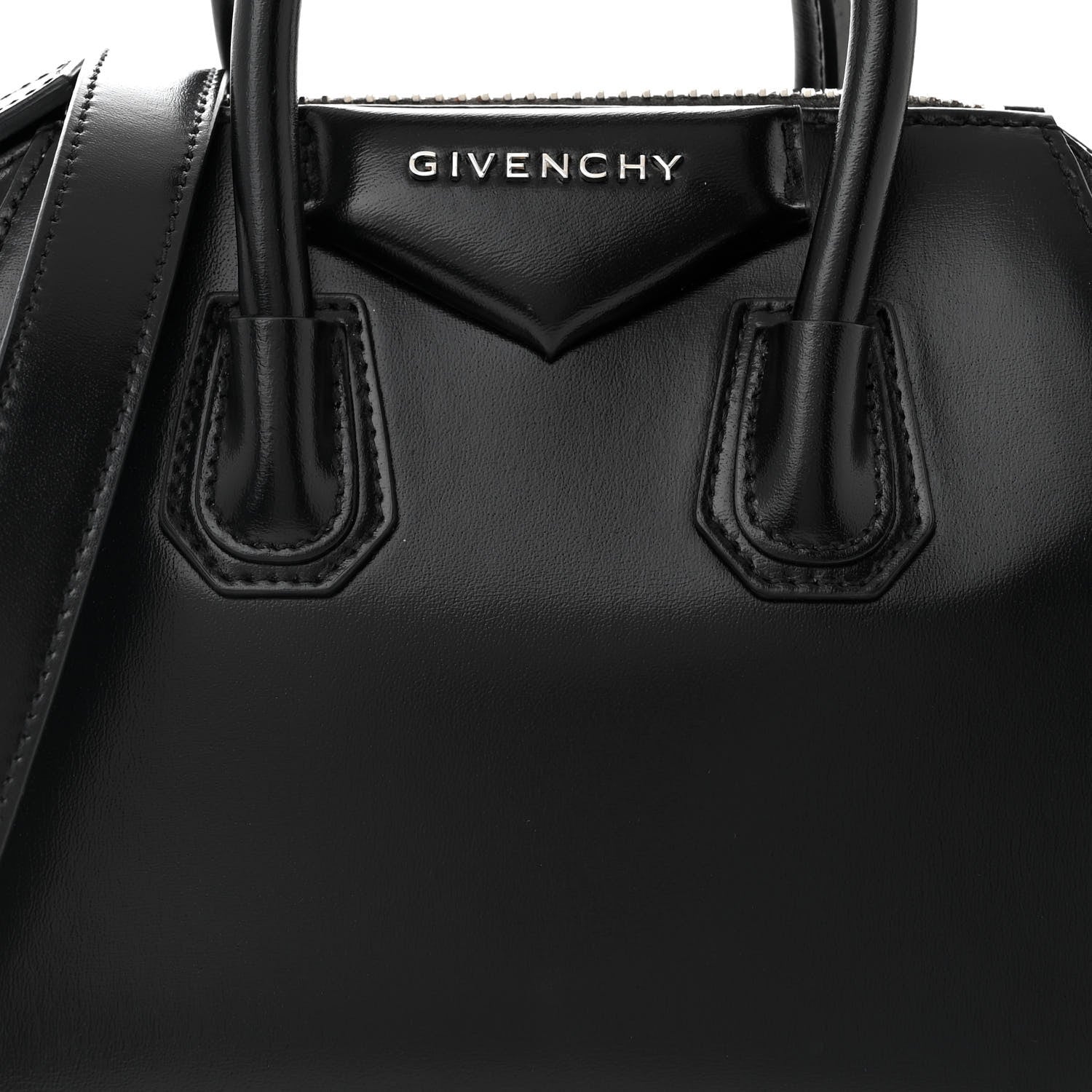 Givenchy Shiny Lord Calfskin Mini Antigona Black 8 of 10