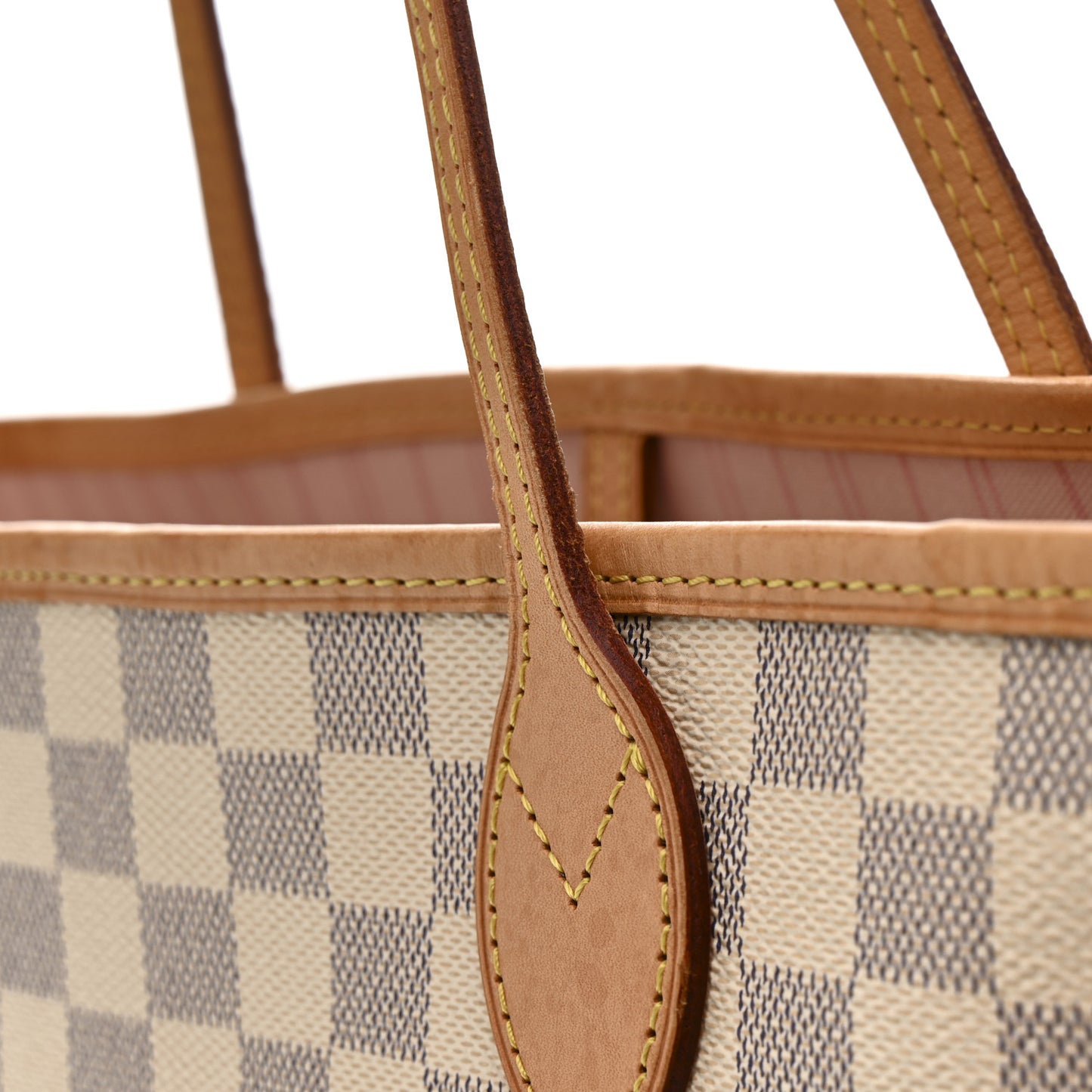 Damier Azur Neo Neverfull MM Rose Ballerine