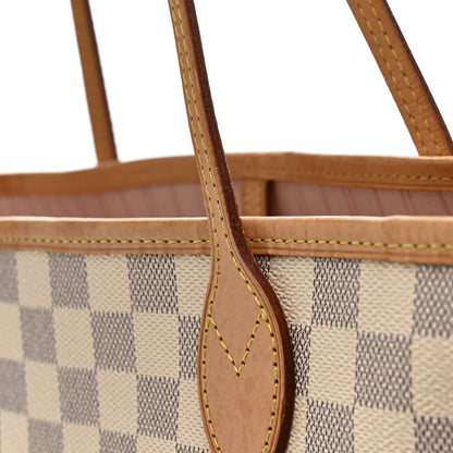 Louis Vuitton Damier Azur Neo Neverfull MM Rose Ballerine 19 of 21
