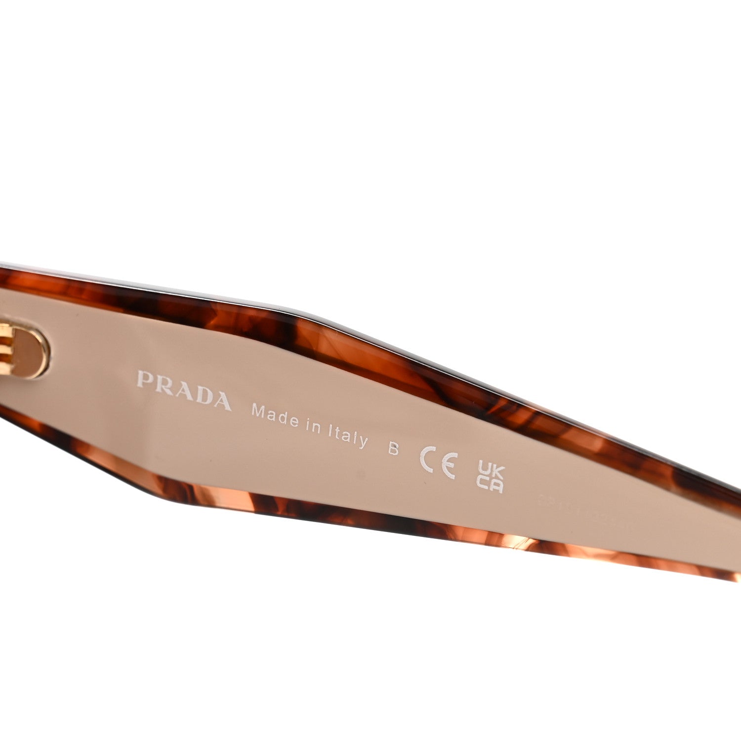 Prada Acetate Sunglasses SPR 15W Tortoise Caramel Powder 6 of 8