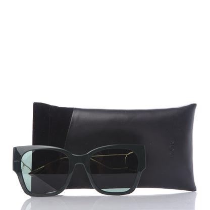 Christian Dior Rectangular 30 Montaigne 1 Sunglasses Black Gold 7 of 7