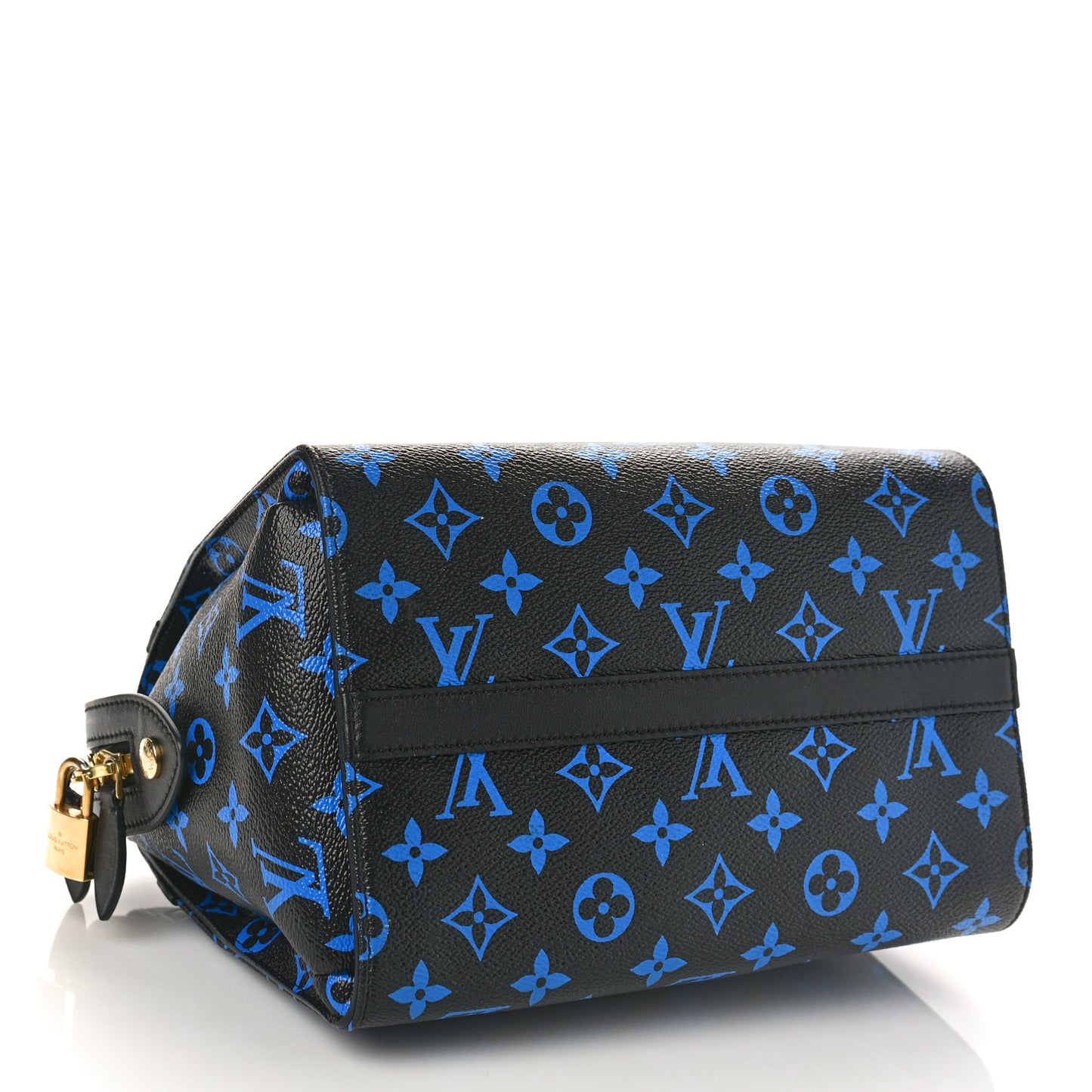 Colored Monogram Speedy Amazon PM Blue Black