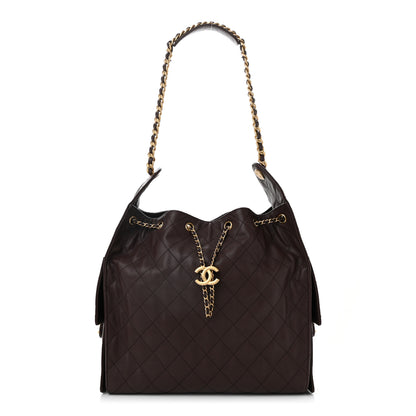 Chanel Caviar Quilted Medium Chanel 25 Handbag Dark Brown 1 of 11