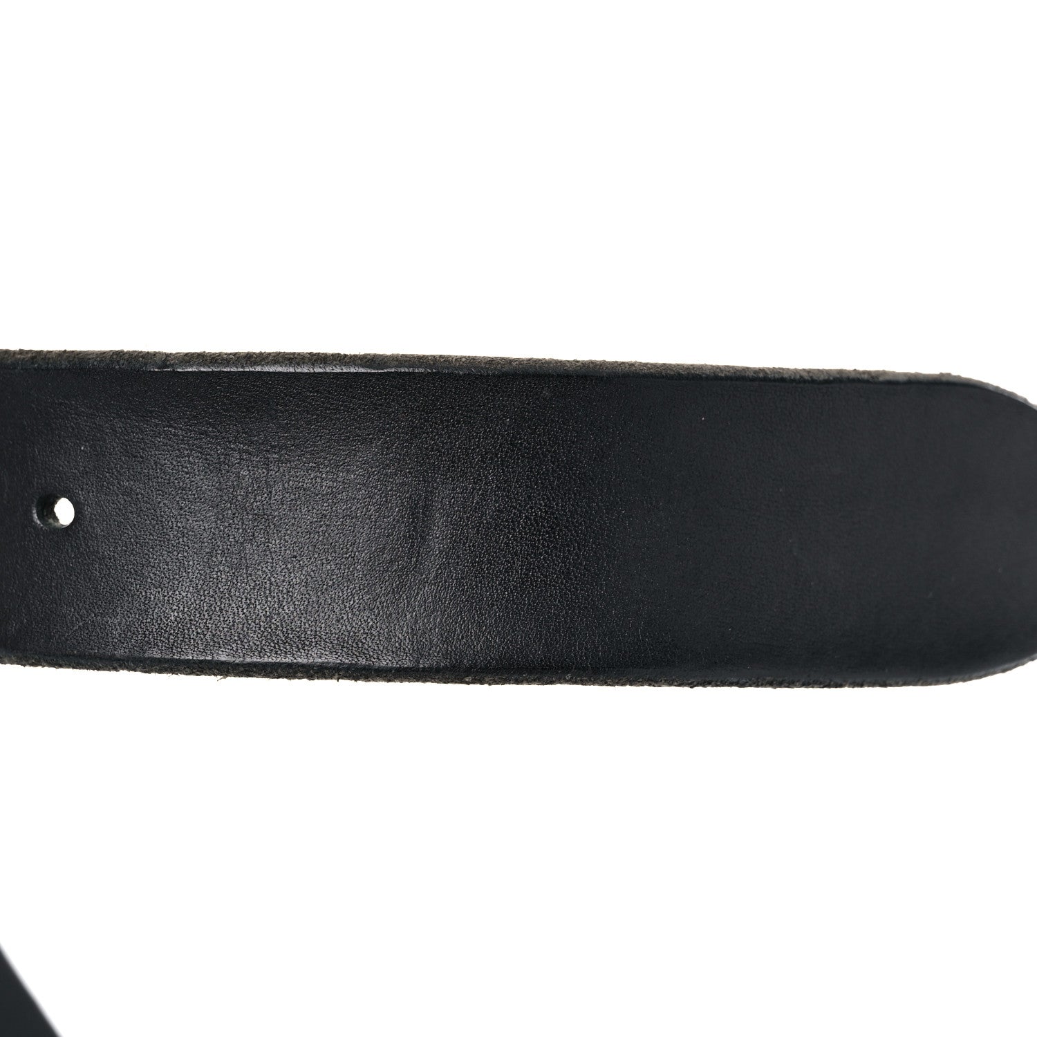 Gucci Faded Calfskin Snake Double G 40mm Belt 110 44 Black 6 of 13