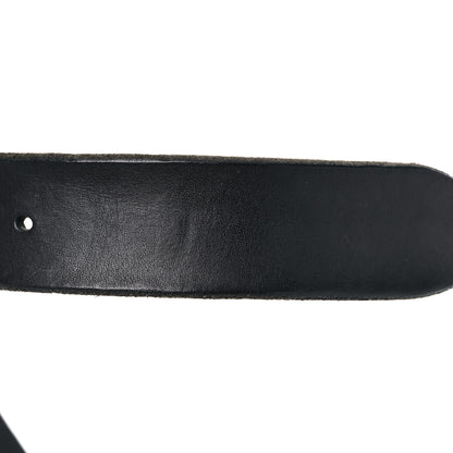 Gucci Faded Calfskin Snake Double G 40mm Belt 110 44 Black 6 of 13
