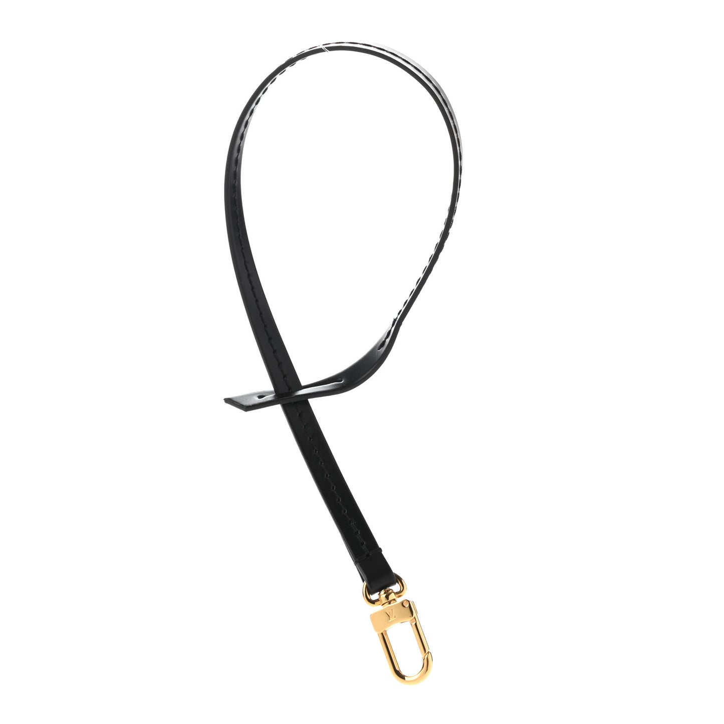 Calfskin Pochette Accessories Strap Black