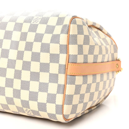 Louis Vuitton Damier Azur Speedy Bandouliere 30 10 of 10
