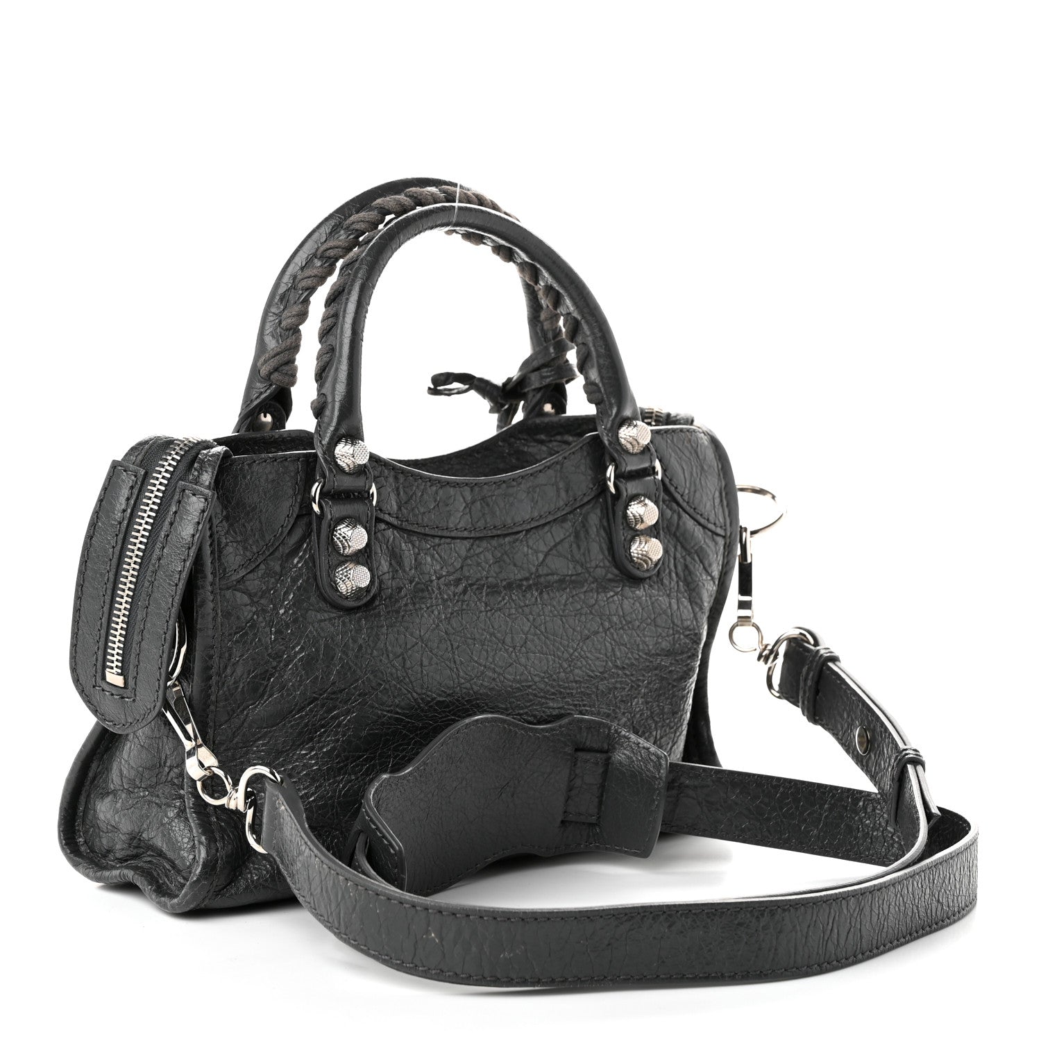 Balenciaga Agneau Giant 12 Silver Hardware Mini City Gris Fossile 3 of 10