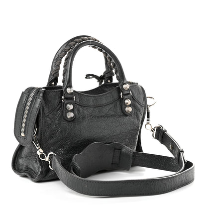 Balenciaga Agneau Giant 12 Silver Hardware Mini City Gris Fossile 3 of 10