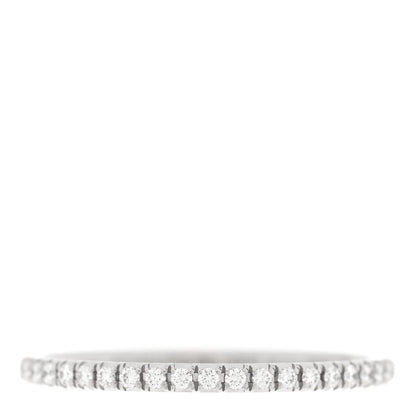 Tiffany Platinum Diamond Metro Band Ring  54 7 1 of 4
