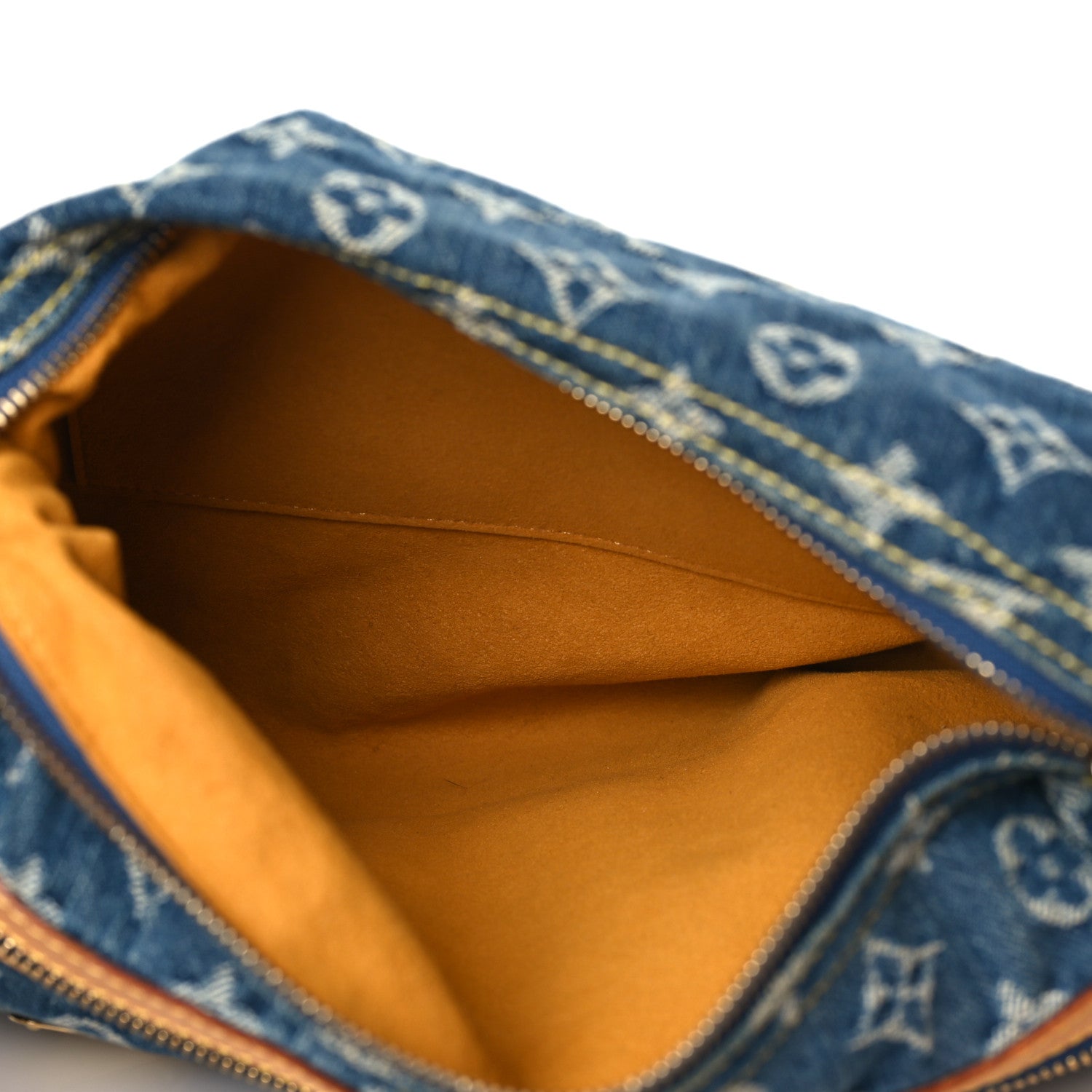 Louis Vuitton Monogram Denim Baggy PM Blue 5 of 8