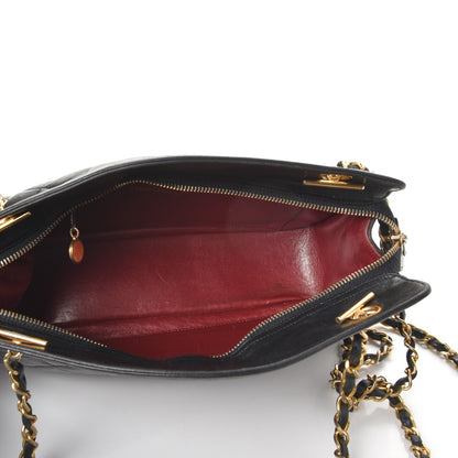 Chanel Lambskin Quilted Shoulder Bag Black 5 of 8