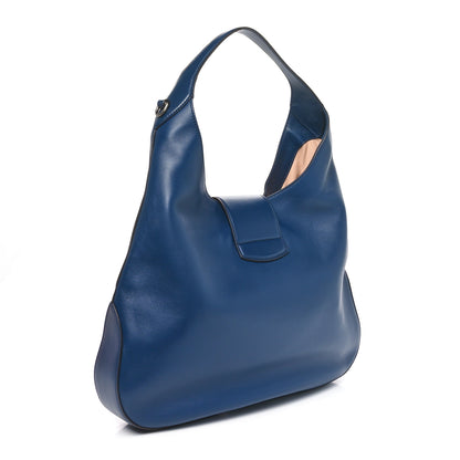 Gucci Calfskin Web Large Dionysus Hobo Blue Agata 2 of 10