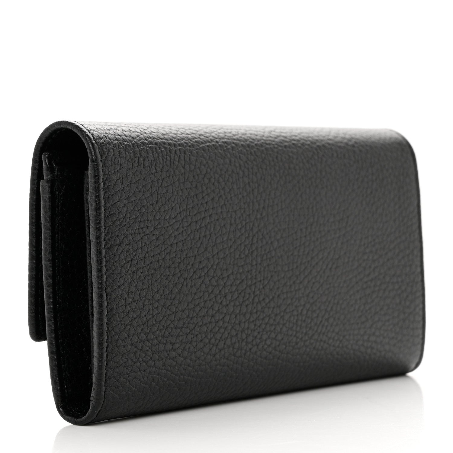 Gucci Dollar Calfskin GG Marmont Continental Wallet Black 3 of 11