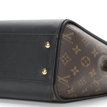 Louis Vuitton Calfskin Monogram Kimono Tote Black 9 of 14