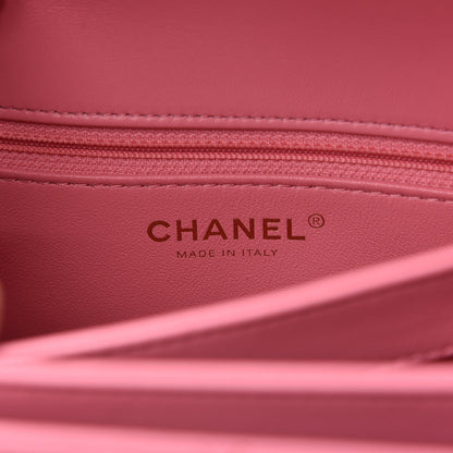 Chanel Lambskin Quilted Small Trendy CC Flap Dual Handle Bag Light Pink 8 of 11