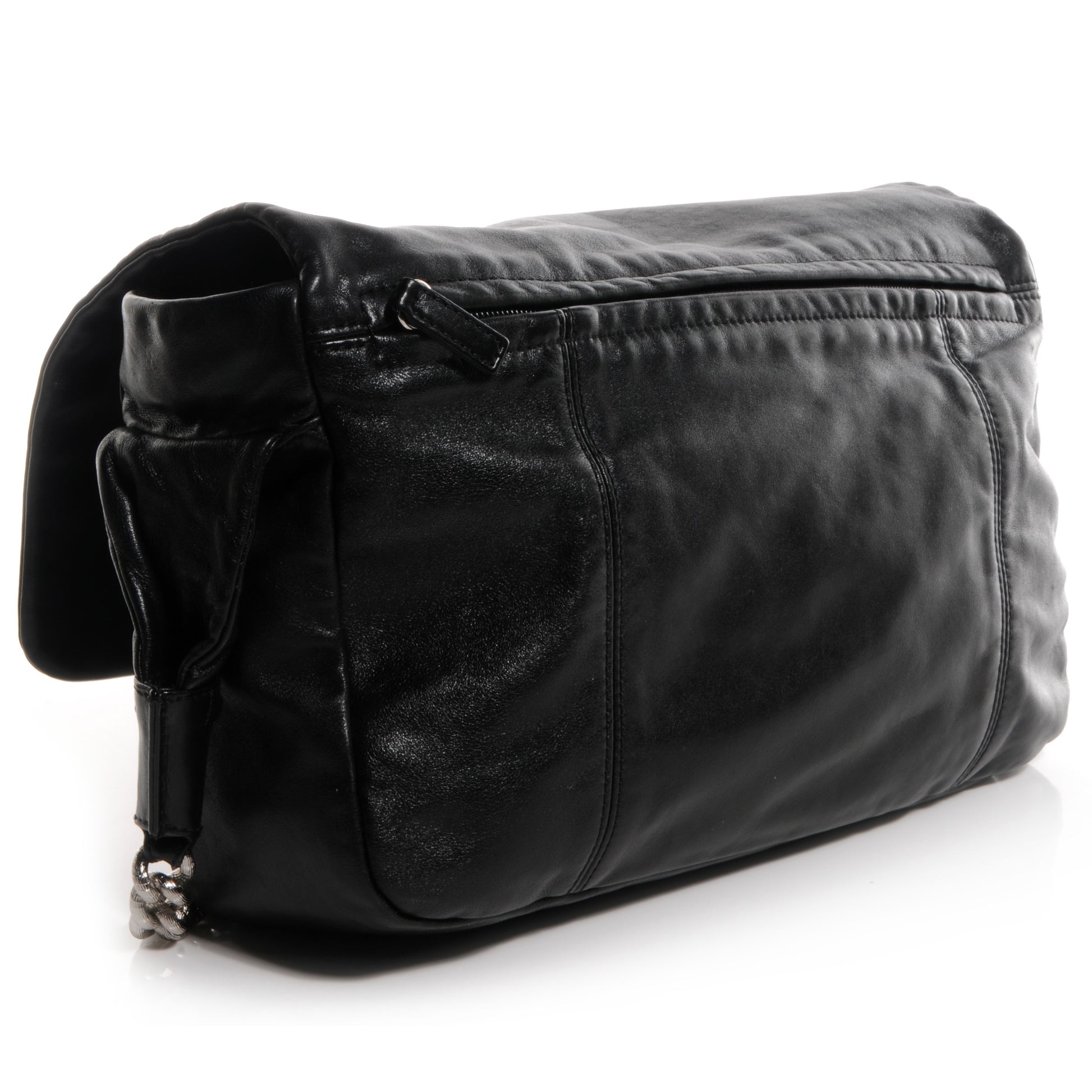 Chanel Calfskin Rodeo Flap Bag Black 3 of 7