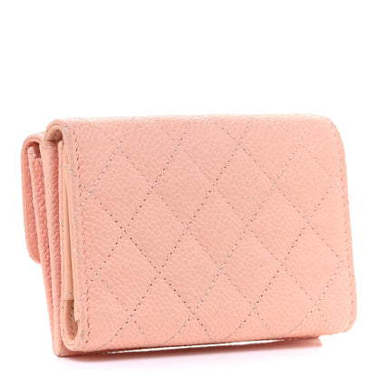 Chanel Caviar Quilted Small Boy Flap Wallet Light Pink 3 of 11