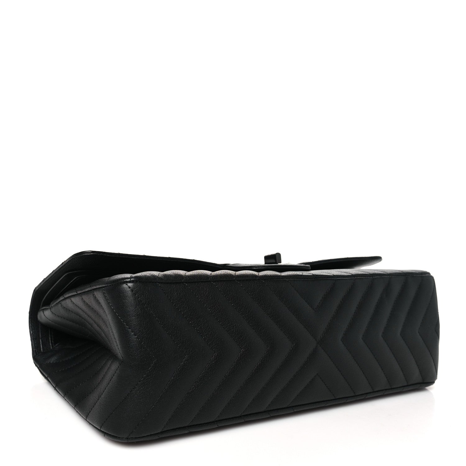 Chanel Sheepskin Chevron Quilted 2.55 Reissue 227 Flap So Black 4 of 10
