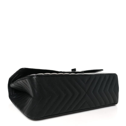 Chanel Sheepskin Chevron Quilted 2.55 Reissue 227 Flap So Black 4 of 10
