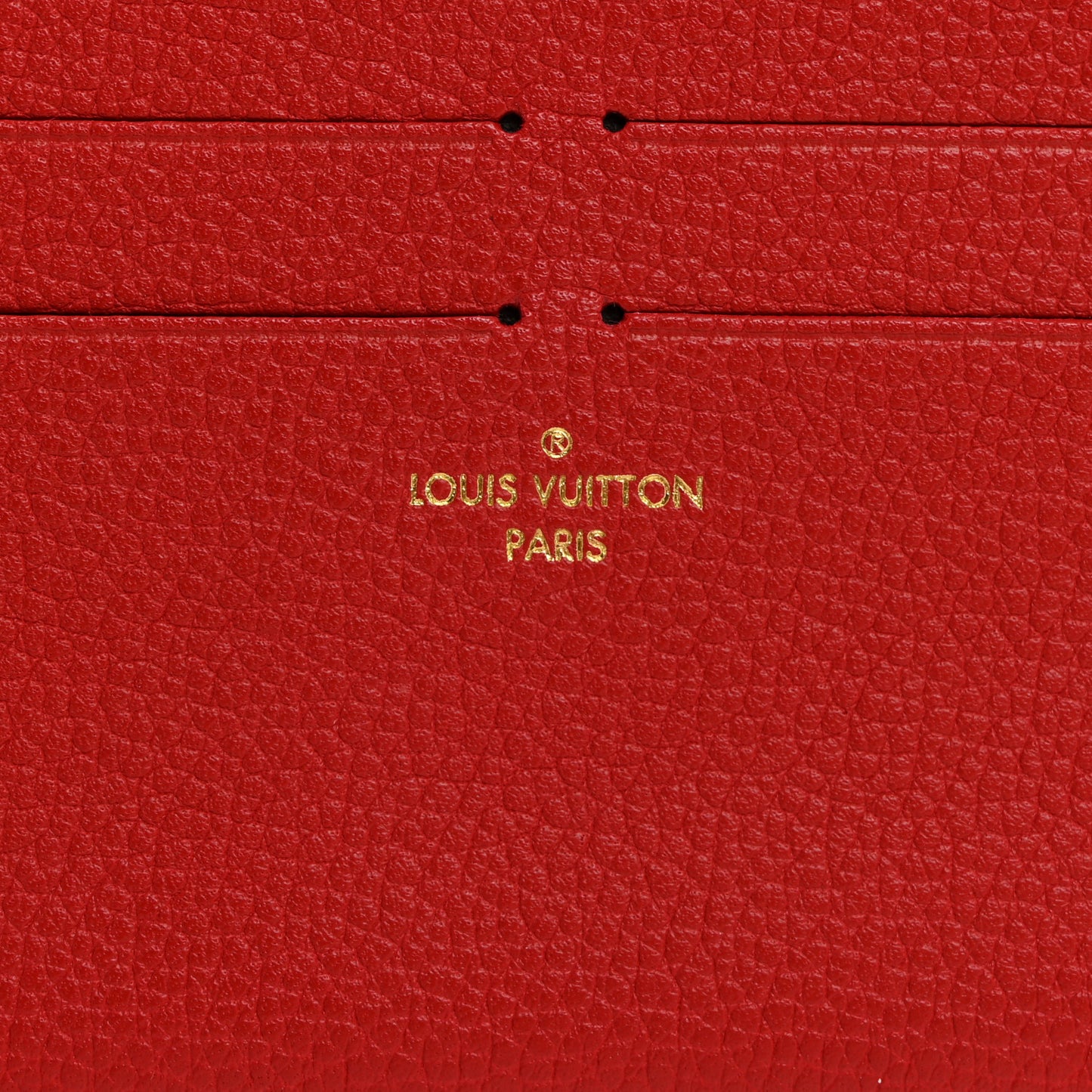 Calfskin Felicie Card Holder Insert Scarlet