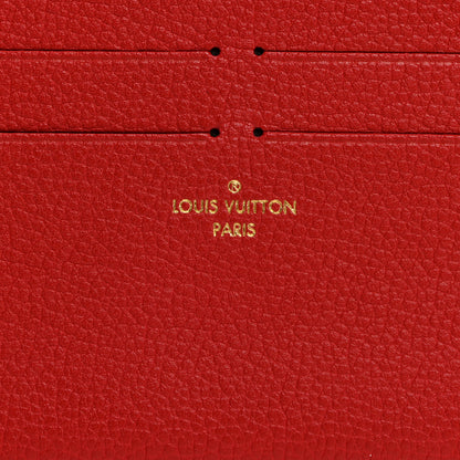 Louis Vuitton Calfskin Felicie Card Holder Insert Scarlet 11 of 12